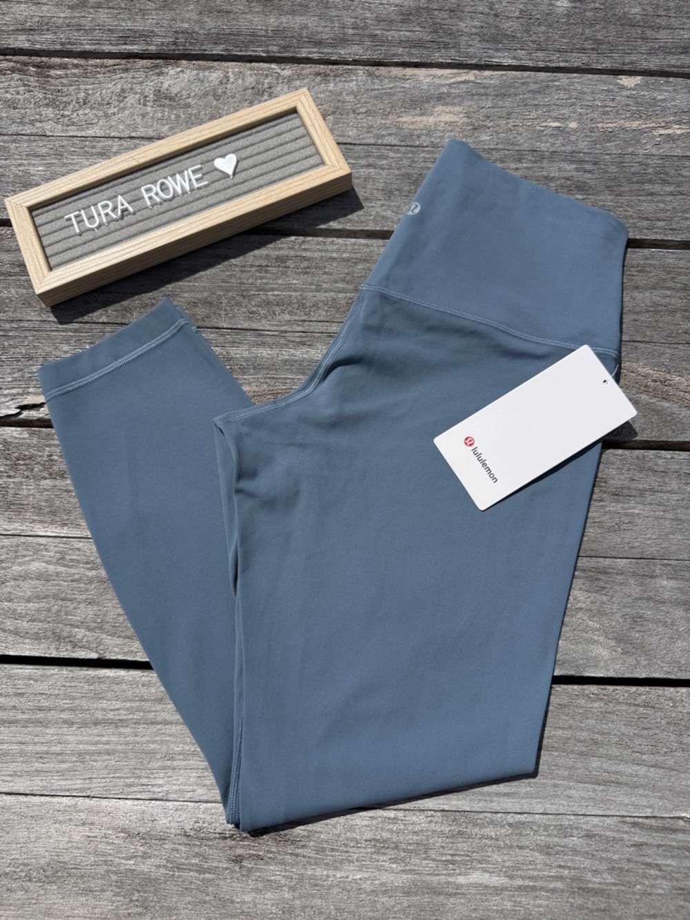 Lululemon Align No Line High-Rise Pant 25" Steel Blue Size 10 NWT